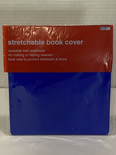 Stretchable book cover - book, blue