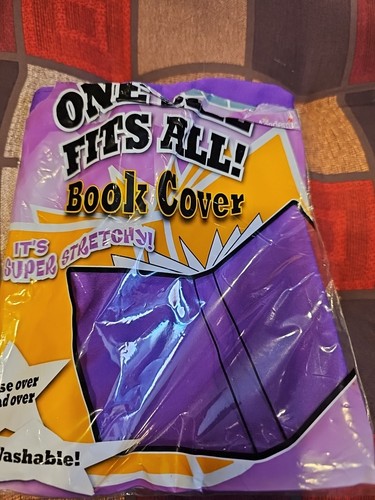 Purple stretch book cover