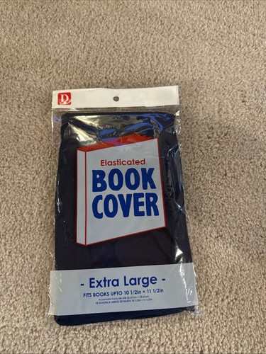 Fabric book cover elasticated - book,